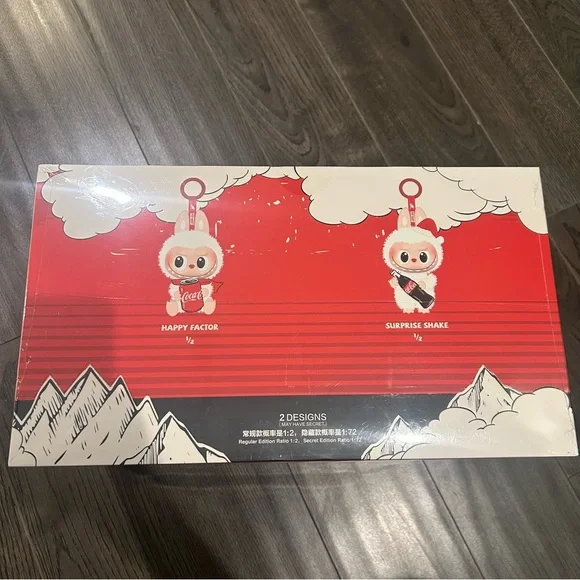 Pop Mart Labubu Coca-Cola The Monsters Vinyl Face Blind Box not opened Brand New - Picture 3 of 16